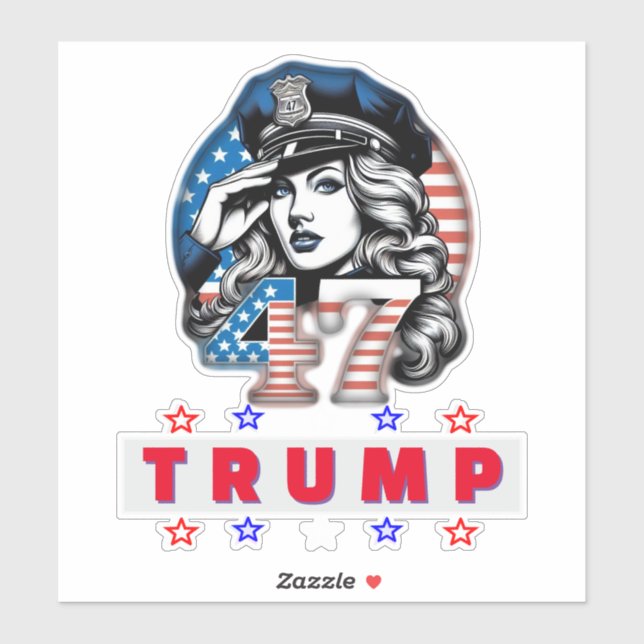 Police001 Custom-Cut Vinyl Sticker (Sheet)