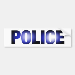 Police 3 bumper sticker