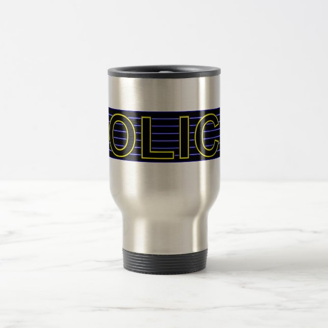 POLICE 3 Travel Mug (Center)