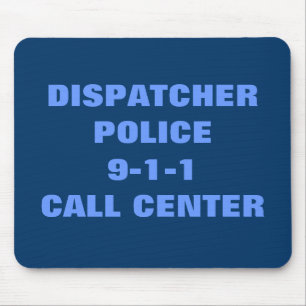 Police 9-1-1 mouse mat
