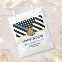 Police Academy Blue Line Congratulation Graduation