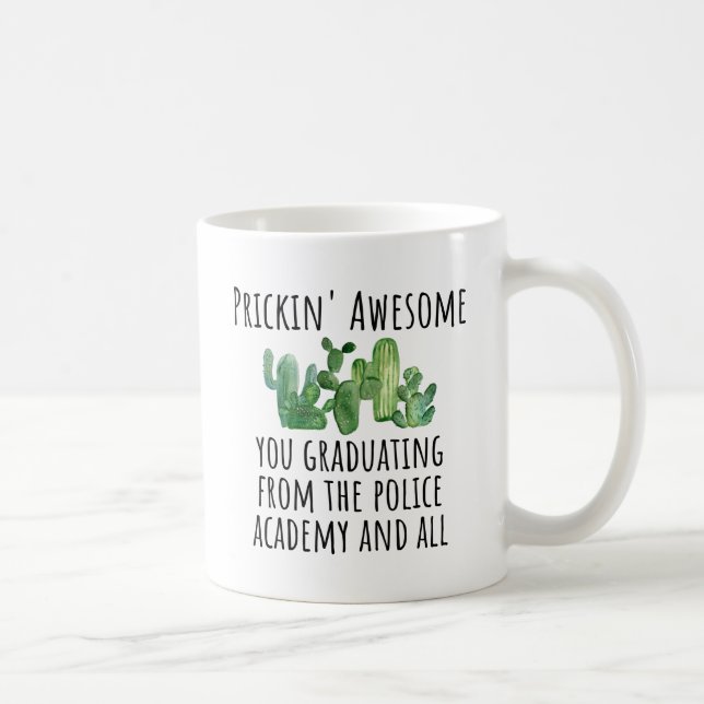 Police Academy Graduation Gift Idea Coffee Mug (Right)