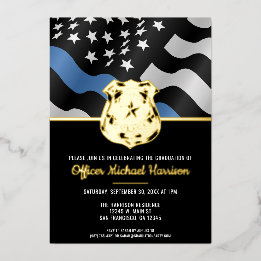 Police Academy Graduation Law Enforcement Flag