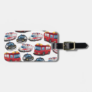 Police, Ambulance and Fire Service transport Luggage Tag