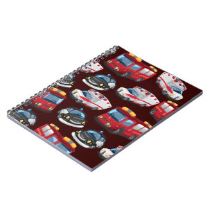 Police, Ambulance and Fire Service transport Notebook