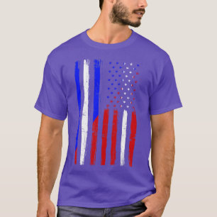 Police American US Flag Firefighter T-Shirt