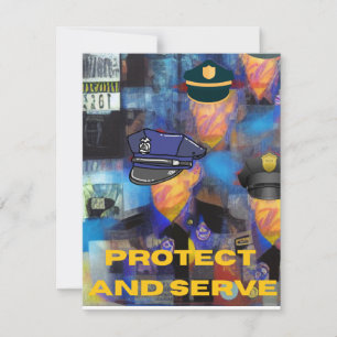 Police Appreciation Collection Card