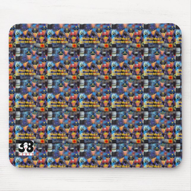 Police Appreciation Mouse Mat (Front)