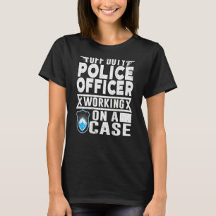 Police Backprint For Police Officer T-Shirt