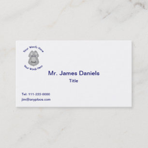Police Badge Universal Business Card