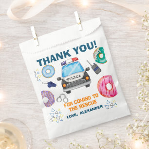Police Birthday Party  Favour Bags