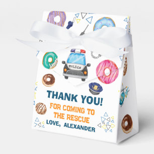 Police Birthday Party  Favour Box