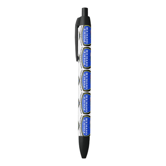 Police Black Ink Pen (Top (Vertical))