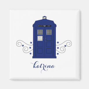 Police Box Swirls Magnet