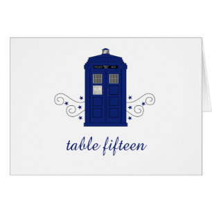 Police Box Table Number Card v3