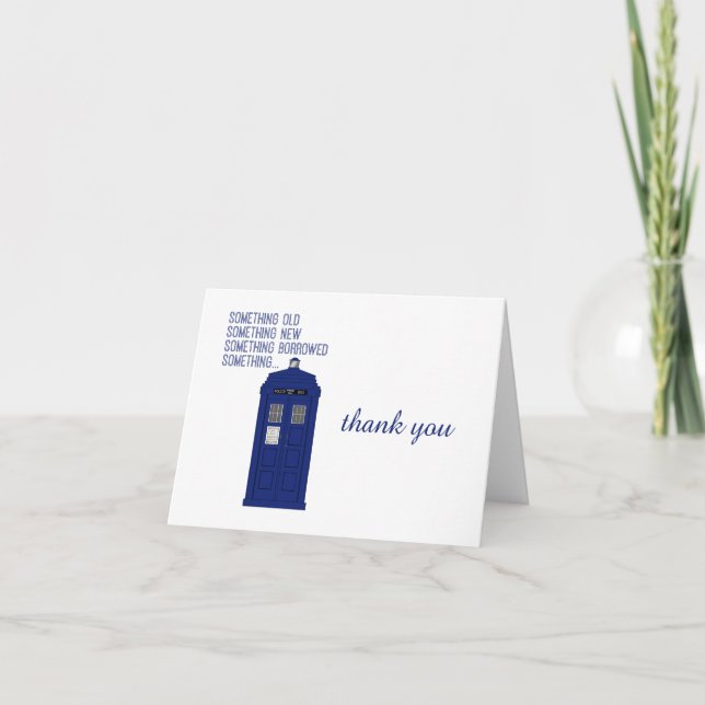 Police Box Thank You Card v1 (Front)
