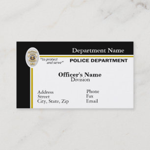 Police Business Card