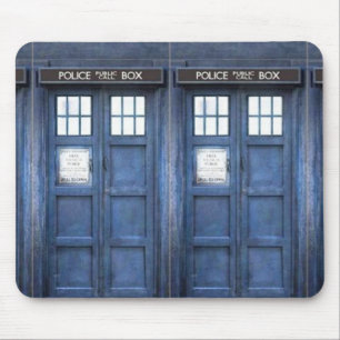 Police Call Box Mouse Pad