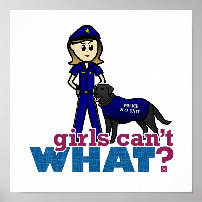 Police Canine Officer Poster (Front)