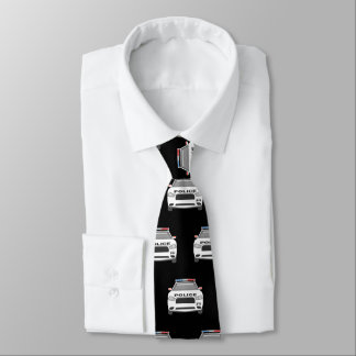 Police Car 911 Men's Tie