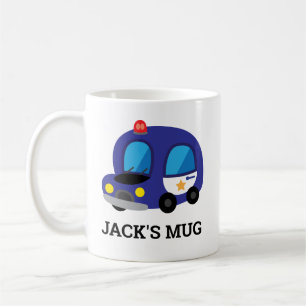 Police Car Funny Policeman Gift Coffee Mug