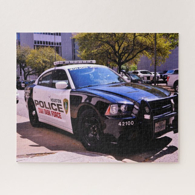 Police car  jigsaw puzzle (Horizontal)