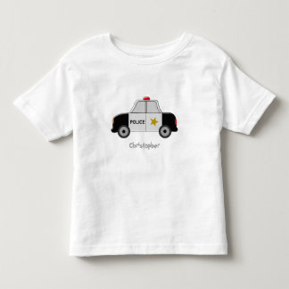 Police Car Just Add Name Toddler T-Shirt