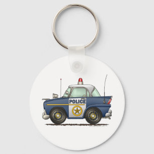 Police Car Law Enforcement Key Ring