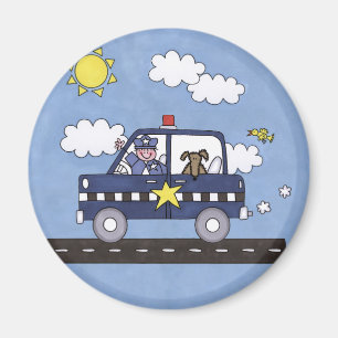 Police Car Magnet