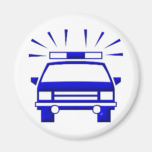 Police Car Magnet