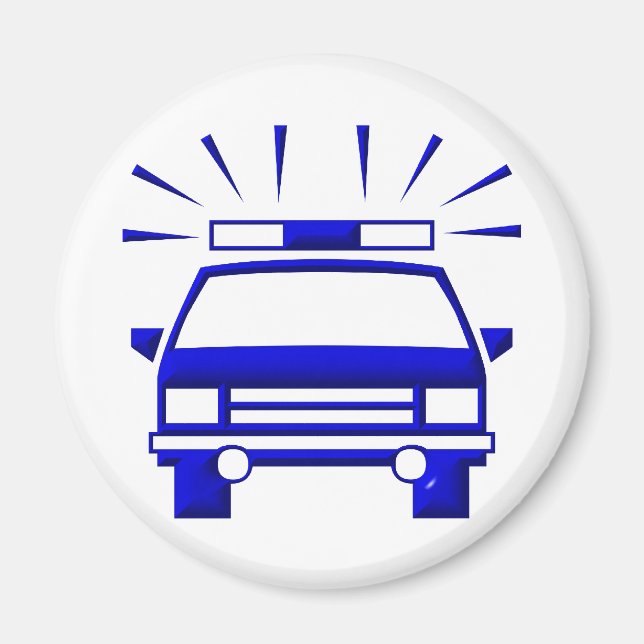 Police Car Magnet (Front)