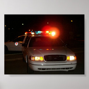 Police Car Poster