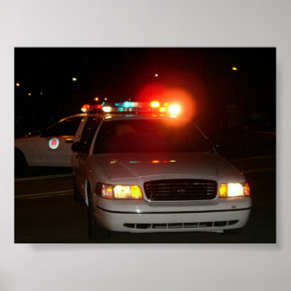 Police Car Poster
