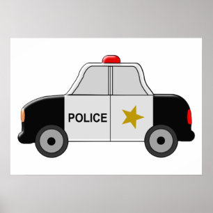 Police Car Poster