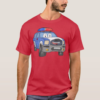 Police Car with Face boy funny T-Shirt