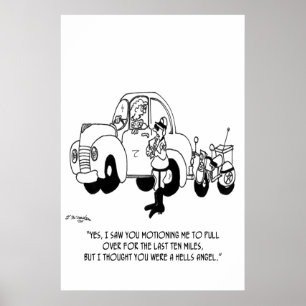 Police Cartoon 6202 Poster