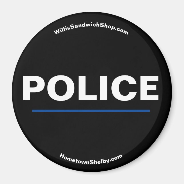 Police Chief magnet (Front)