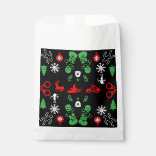 Police Christmas Decorative Favour Bags