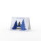 Police Christmas Thin Blue Line Glitter Plaid Tree