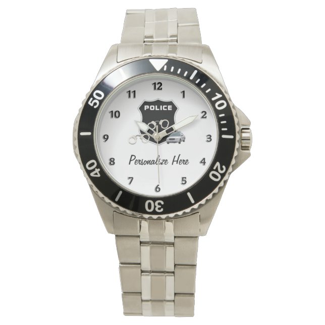 Police Cops Logo Watch (Front)