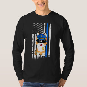 Police Corgi Back The Blue Law Enforcement Appreci T-Shirt