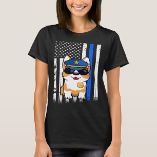 Police Corgi Back the Blue Law Enforcement Appreci T-Shirt