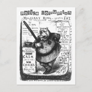 Police Corruption - Do the protectors protect? Postcard