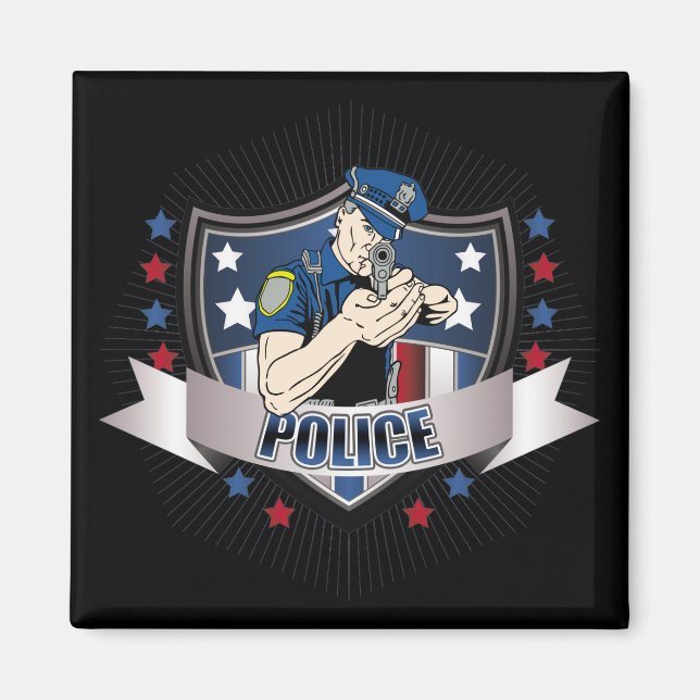 Police Crest Magnet (Front)