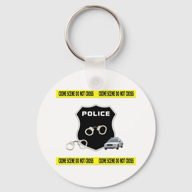Police Crime Scene Key Ring (Front)