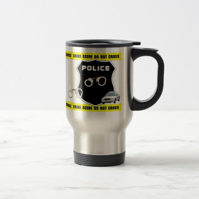 Police Crime Scene Travel Mug (Right)