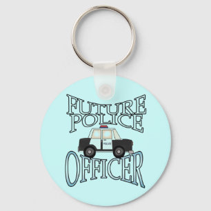 Police Cruiser Future Police Officer Key Ring
