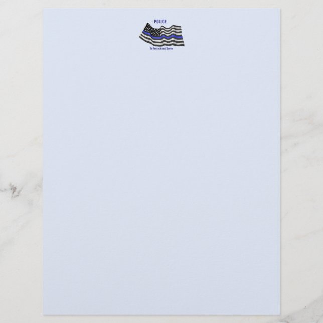 Police Custom Letterhead (Front)