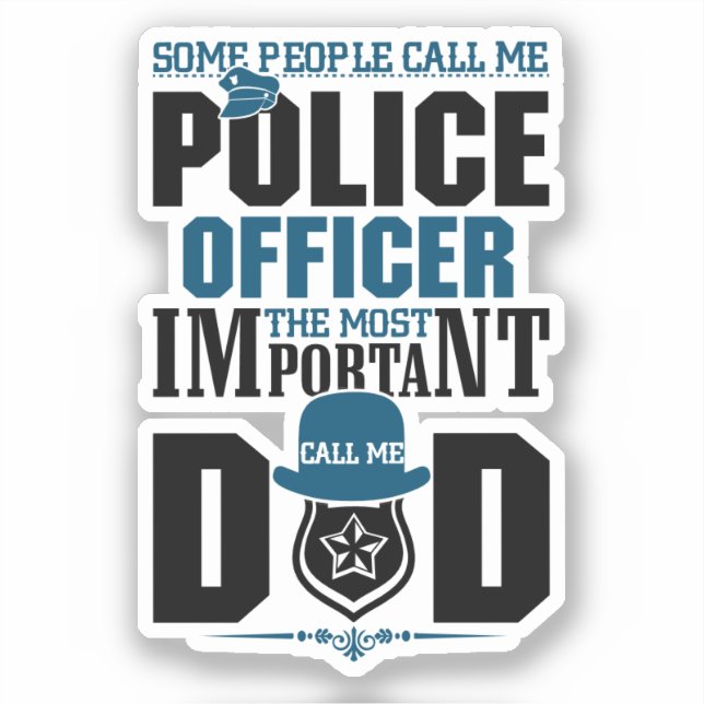 Police Dad | Law Enforcement | Father's Day Gifts (Front)