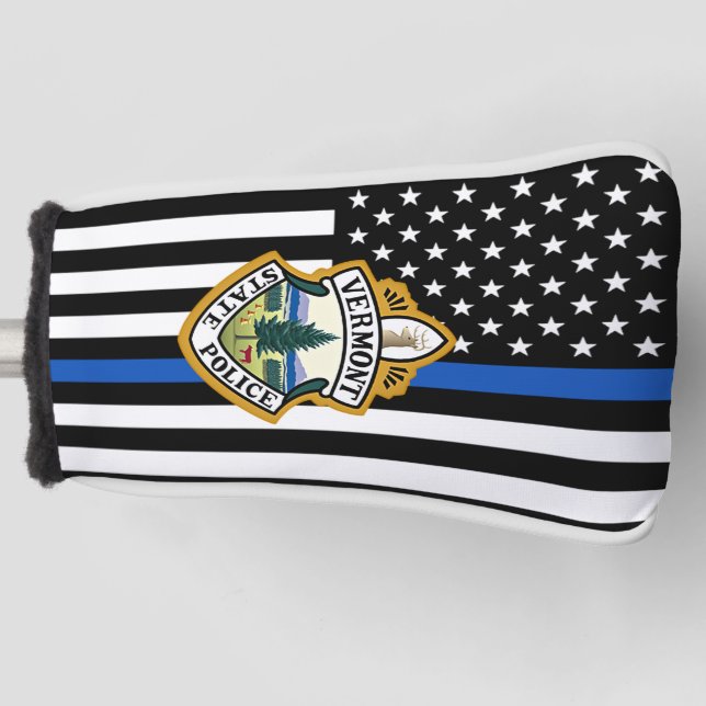 Police Department Custom Logo Law Enforcement Golf Golf Head Cover (Front)